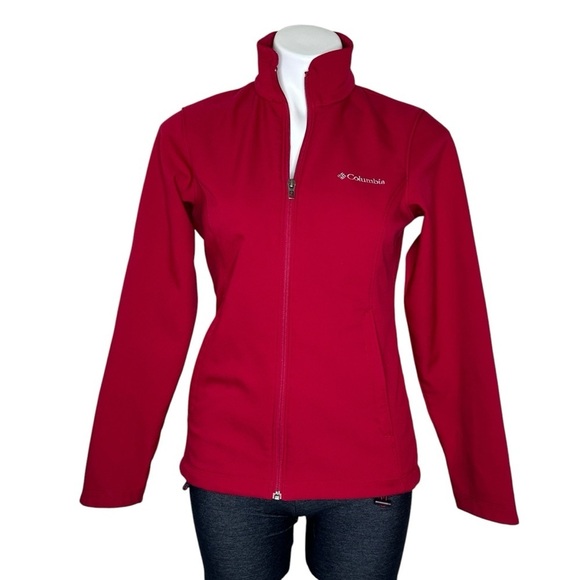 Columbia Women's Red Track Jacket full zip XS - Picture 5 of 7